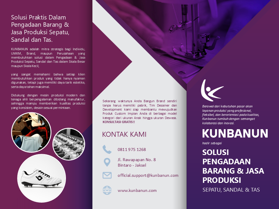 KUNBANUN - Pabrik Sepatu, Sandal dan Tas