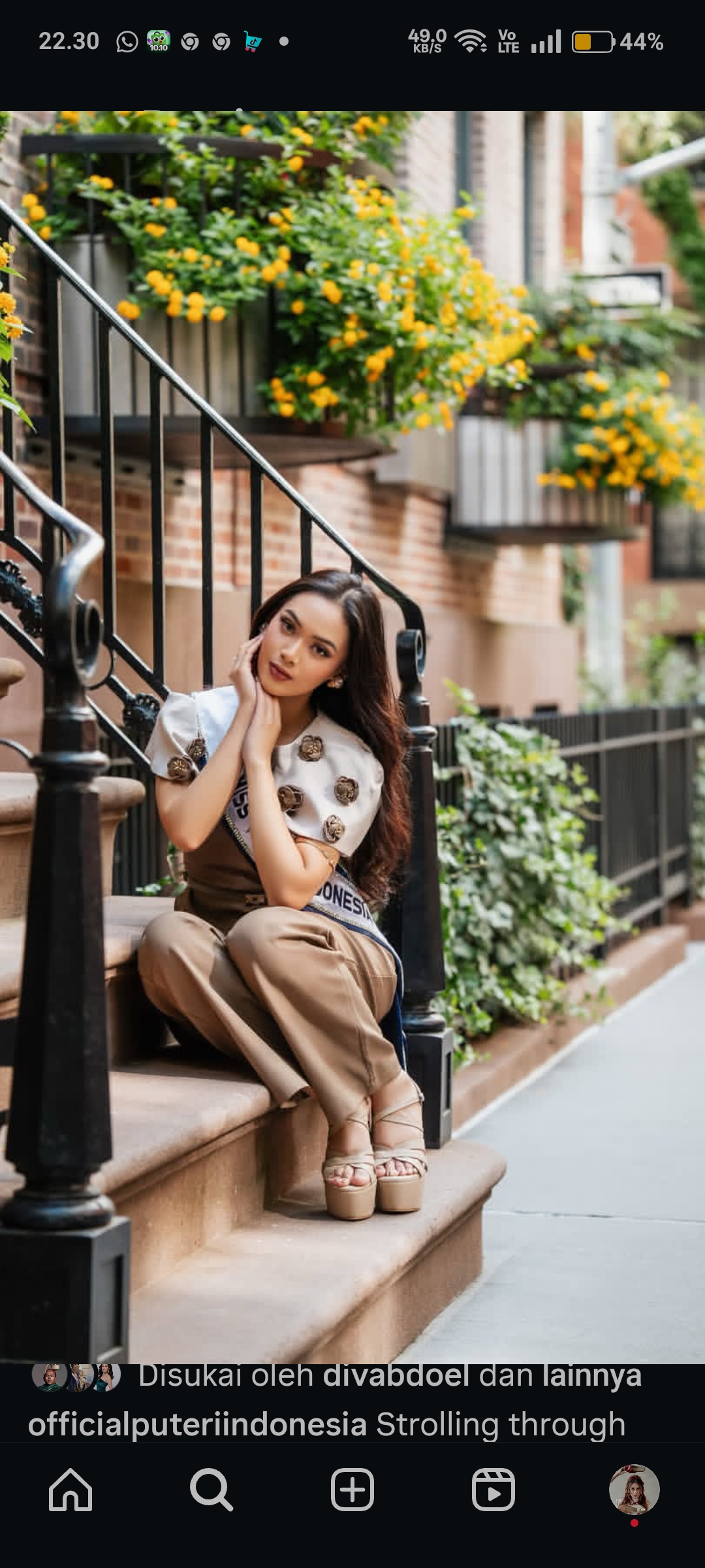 Heels modelling puteri indonesia