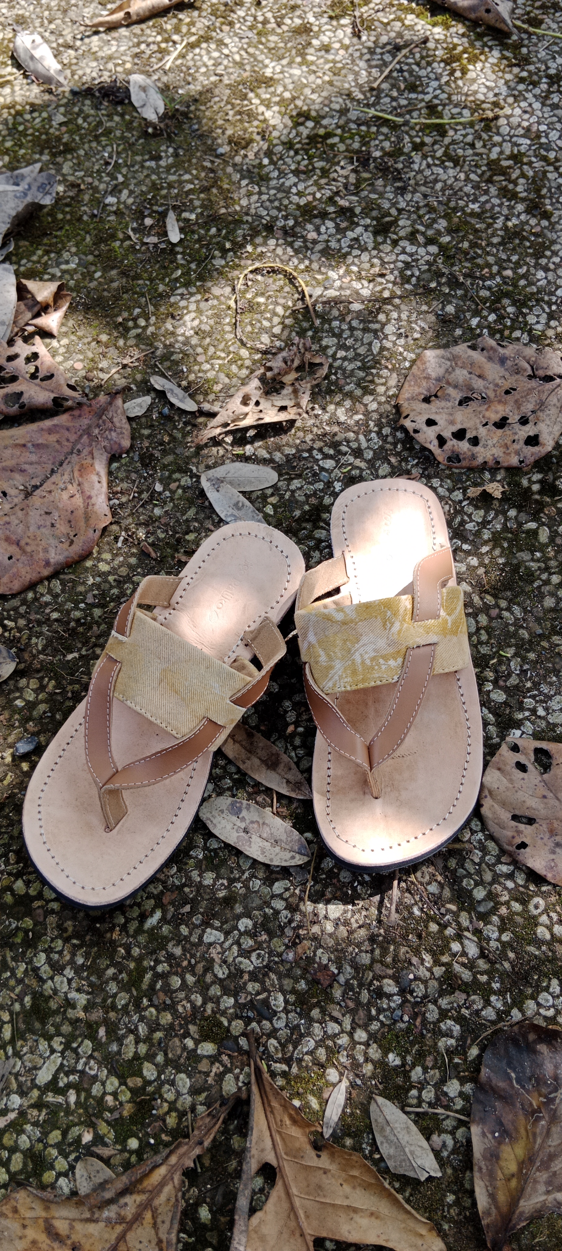 Sandal datuak ecoprint Slipa