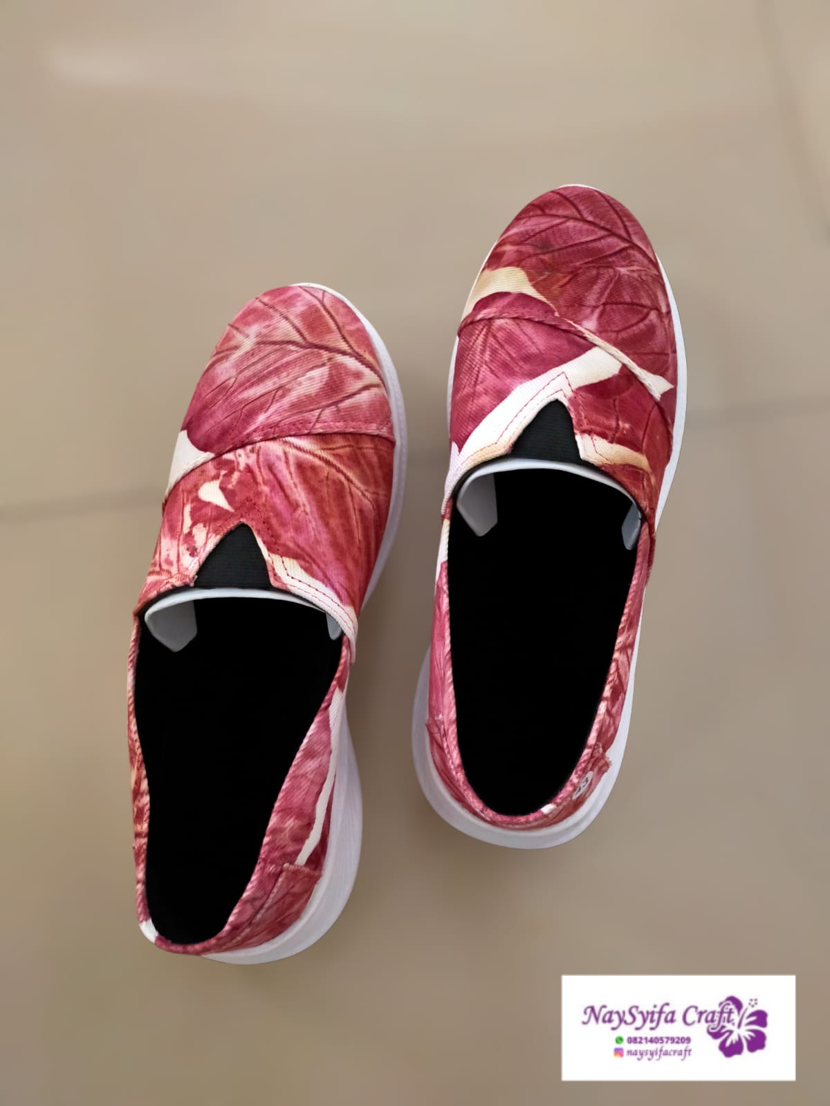 Sepatu Ecoprint bahan Kanvas